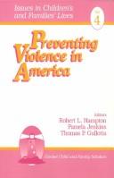 Cover of: Preventing violence in America