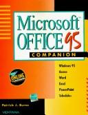 Cover of: Microsoft office 95 companion by Patrick Burns