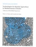 Cover of: Technologies for rainfed agriculture in Mediterranean climates: a review of World Bank experiences