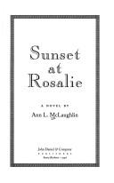 Cover of: Sunset at Rosalie: a novel