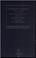 Cover of: Monetary theory, 1601-1758