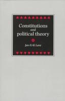 Cover of: Constitutions and political theory