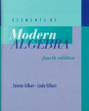 Cover of: Elements of modern algebra by Jimmie Gilbert, Jimmie Gilbert