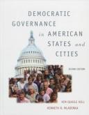 Cover of: Democratic governance in American states and cities