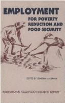 Cover of: Employment for poverty reduction and food security