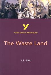 Cover of: The "Waste Land"