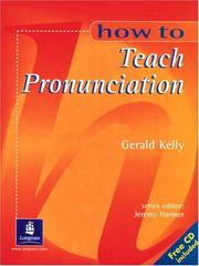 Cover of: How To Teach Pronunciation (Book with Audio CD)