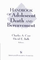 Cover of: Handbook of adolescent death and bereavement
