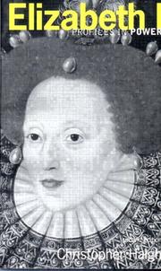 Cover of: Elizabeth I by Christopher Haigh