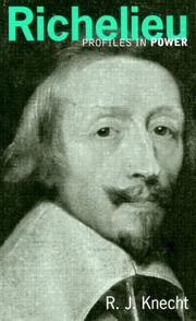 Richelieu by Knecht, R. J.