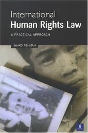 Cover of: International human rights law: a practical approach