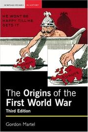 Cover of: Origins of the First World War