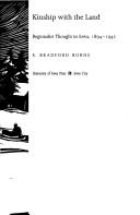 Cover of: Kinship with the land: regionalist thought in Iowa, 1894-1942