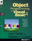 Cover of: Object programming with Visual Basic 4 by Joel P. Dehlin