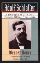 Cover of: Adolf Schlatter by Werner Neuer