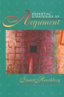 Cover of: Essential strategies of argument