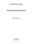 Cover of: Toward participatory research