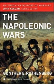 Cover of: The Napoleanic Wars by Gunther Erich Rothenberg