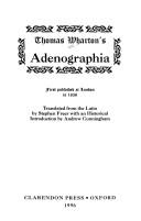 Cover of: Thomas Wharton's Adenographia