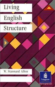 Cover of: Living English Structure by William Stannard Allen