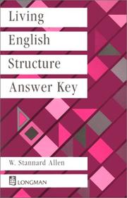 Cover of: Living English Structure/Key
