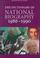 Cover of: The dictionary of national biography, 1986-1990