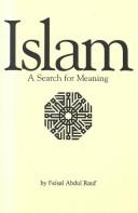 Cover of: Islam, a search for meaning by Feisal Abdul Rauf