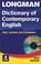 Cover of: Longman Dictionary of Contemporary English 4 with CD