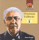 Cover of: Thomas Edison by Joseph, Paul