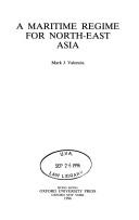 Cover of: A maritime regime for north-east Asia