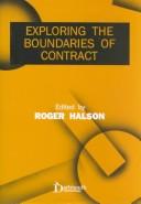 Cover of: Exploring the boundaries of contract