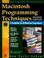Cover of: Macintosh programming techniques