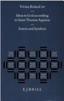 Cover of: Ideas in God according to Saint Thomas Aquinas: sources and synthesis