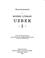 Cover of: Modern literary Uzbek I