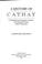 Cover of: A history of Cathay