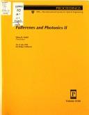 Cover of: Fullerenes and photonics II: 10-11 July 1995, San Diego, California