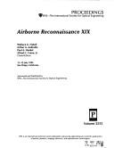 Cover of: Airborne reconnaissance XIX | 
