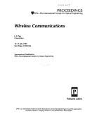 Cover of: Wireless communications | 