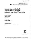 Cover of: Neural, morphological, and stochastic methods in image and signal processing: 10-11 July, 1995, San Diego, California