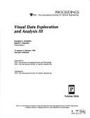 Cover of: Visual data exploration and analysis III: 31 January-2 february 1996, San Jose, California
