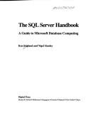 Cover of: The SQL server handbook: a guide to Microsoft database computing