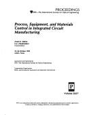 Cover of: Process, equipment, and materials control in integrated circuit manufacturing | 