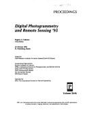 Digital photogrammetry and remote sensing '95 by Evgenii Aleksandrovich Fedosov