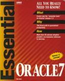 Cover of: Essential Oracle7 by Tom Luers, Tom Luers