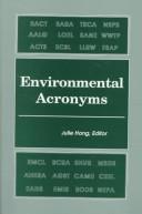 Cover of: Environmental acronyms