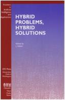 Cover of: Hybrid problems, hybrid solutions by edited by J. Hallam.