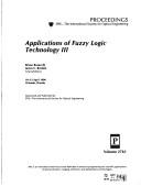 Cover of: Applications of fuzzy logic technology III: 10-12 April, 1996, Orlando, Florida