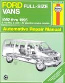 Cover of: Ford vans automotive repair manual by Ralph Rendina