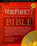 Cover of: WordPerfect 7 for Windows 95 bible