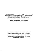 Cover of: 1995 IEEE International Professional Communication Conference by International Professional Communication Conference (1995 Savannah, Ga.)